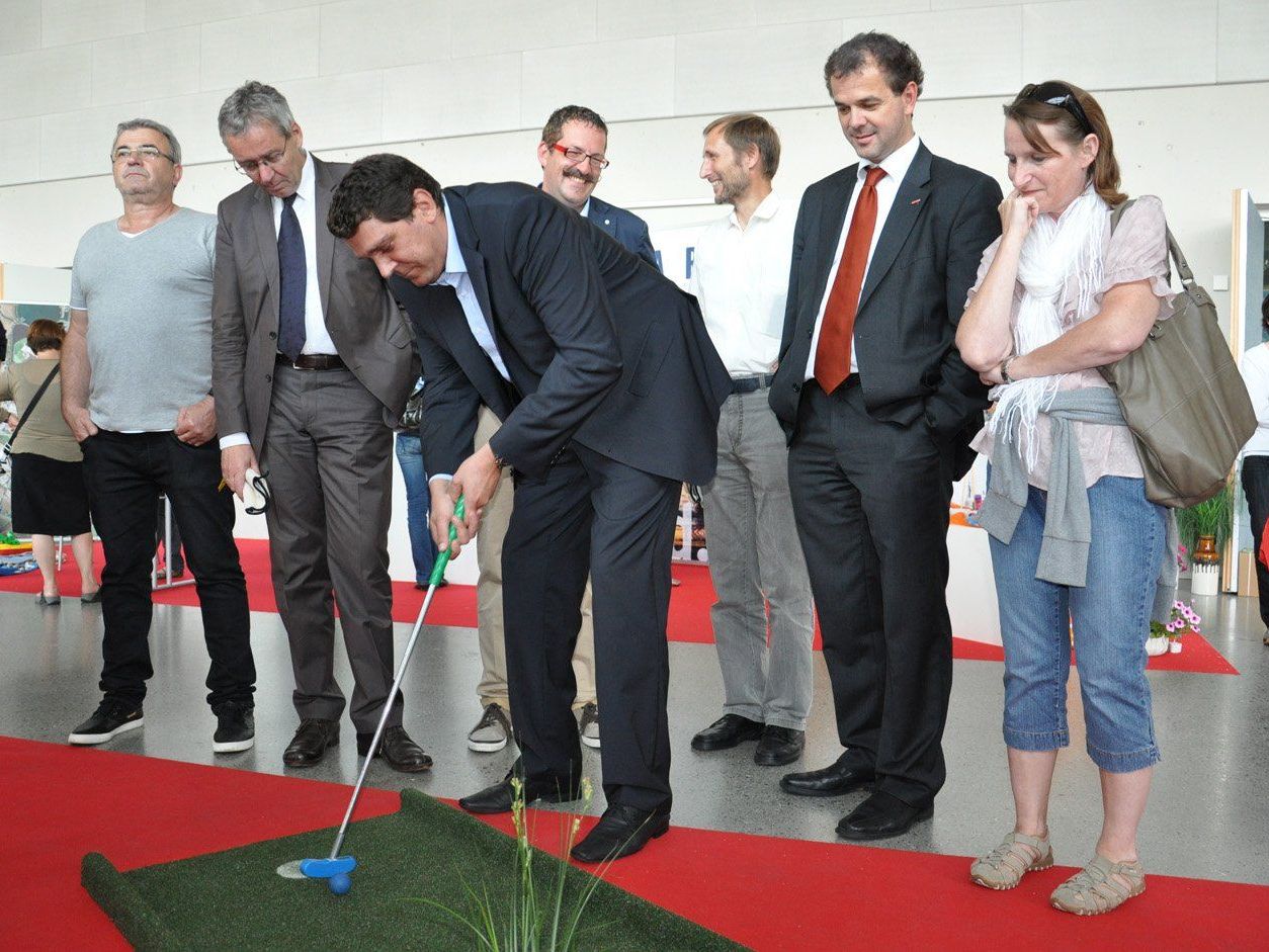 Bei den letzten "Welten" präsentierten die Freizeitbetriebe eine Indoor-Minigolfanlage. Bei den letzten "Welten" präsentierten die Freizeitbetriebe eine Indoor-Minigolfanlage.