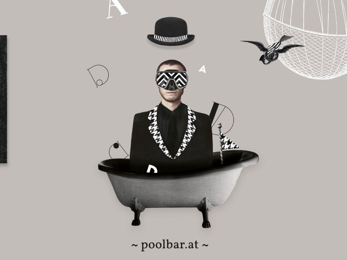 Rückkehr in die Kindheit und Kampf gegen das Konventionelle: Die poolbar-Grafik 2013. Rückkehr in die Kindheit und Kampf gegen das Konventionelle: Die poolbar-Grafik 2013.