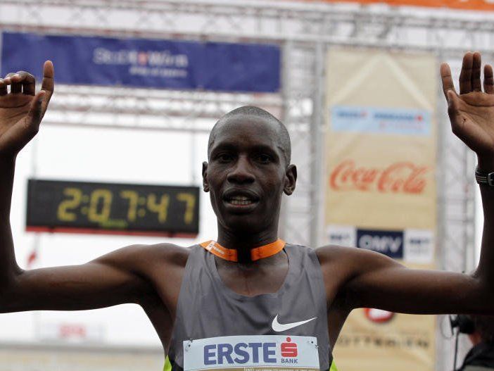 Sugut holte sich erneut den Sieg beim Vienna City Marathon. Sugut holte sich erneut den Sieg beim Vienna City Marathon.