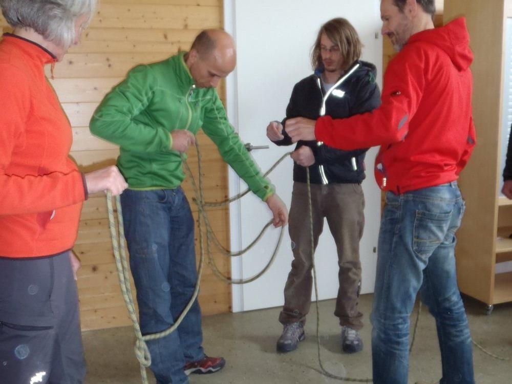 Kletterworkshop für die Teamleitung in Imst.