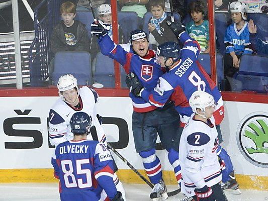 Slowaken dank 4:1 gegen USA weiter Slowaken dank 4:1 gegen USA weiter