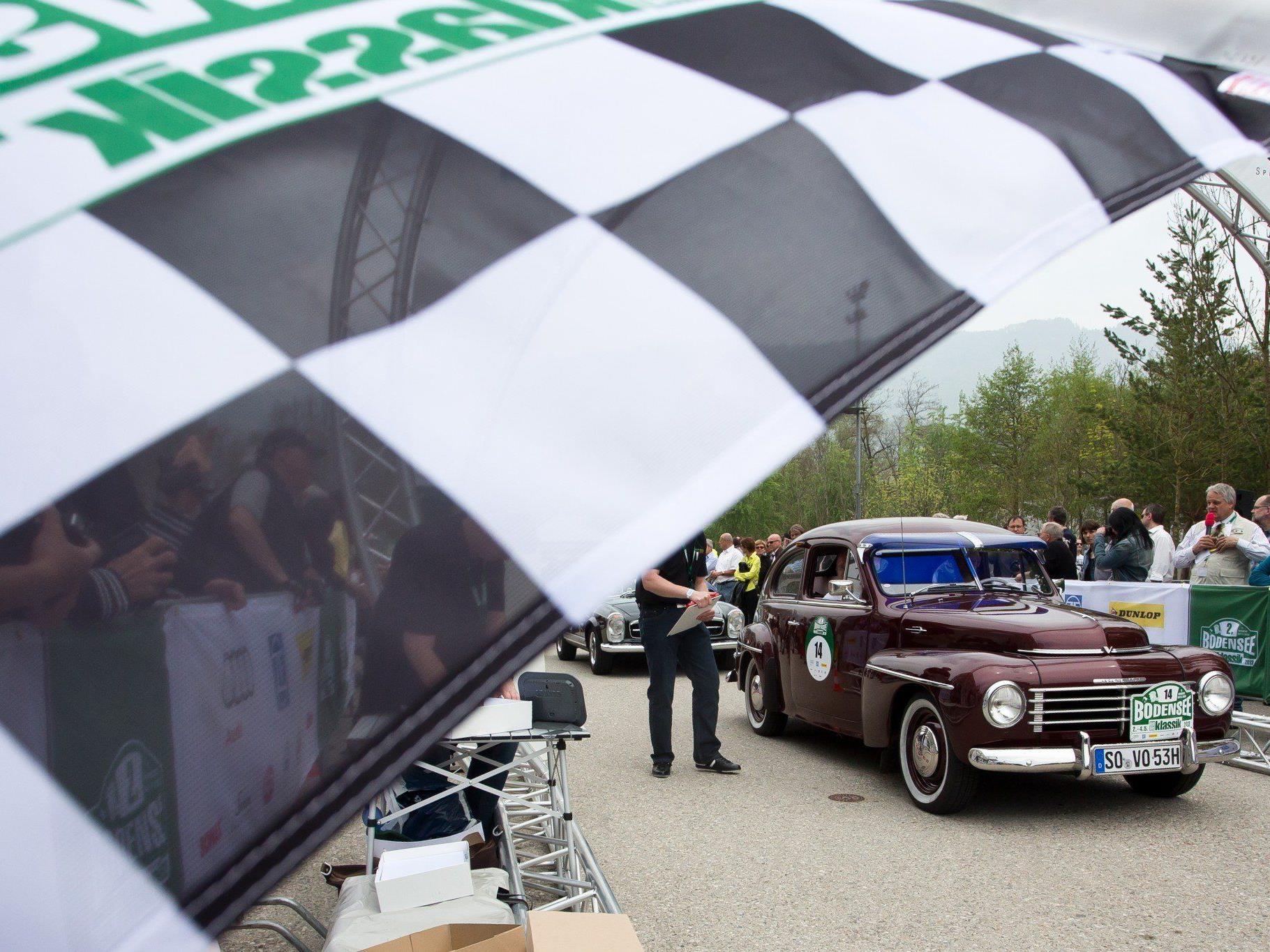 Insgesamt 180 Klassiker nehmen an der zweiten Rallye Bodensee-Klassik teil.