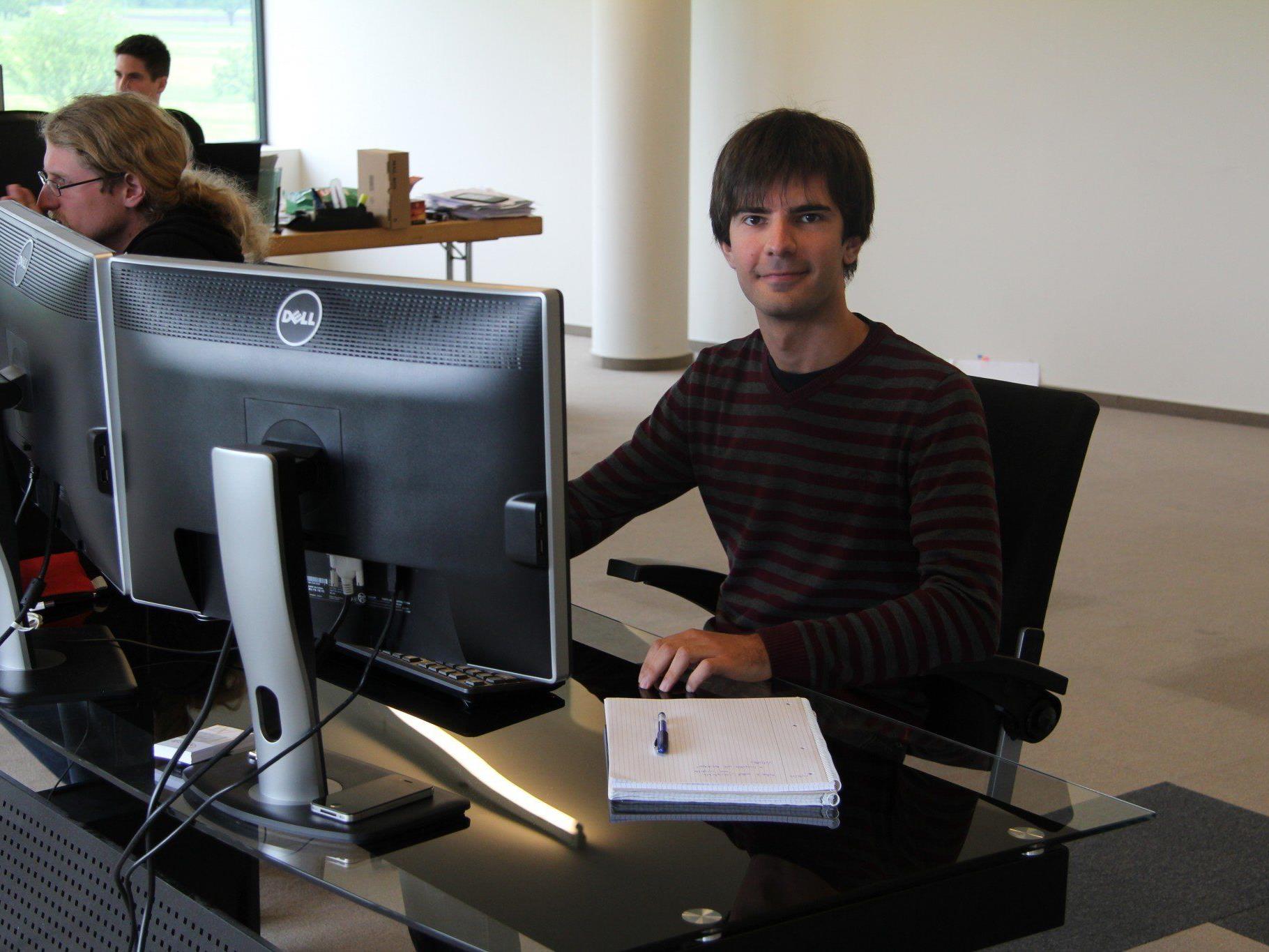 David Iglesias Fraga arbeitet als Software-Ingenieur bei der Firma Apricode in Lustenau.