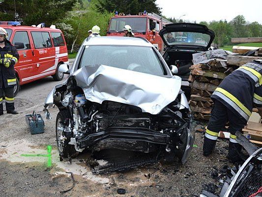 Unfallstelle in Kirchberg/Wechsel Unfallstelle in Kirchberg/Wechsel