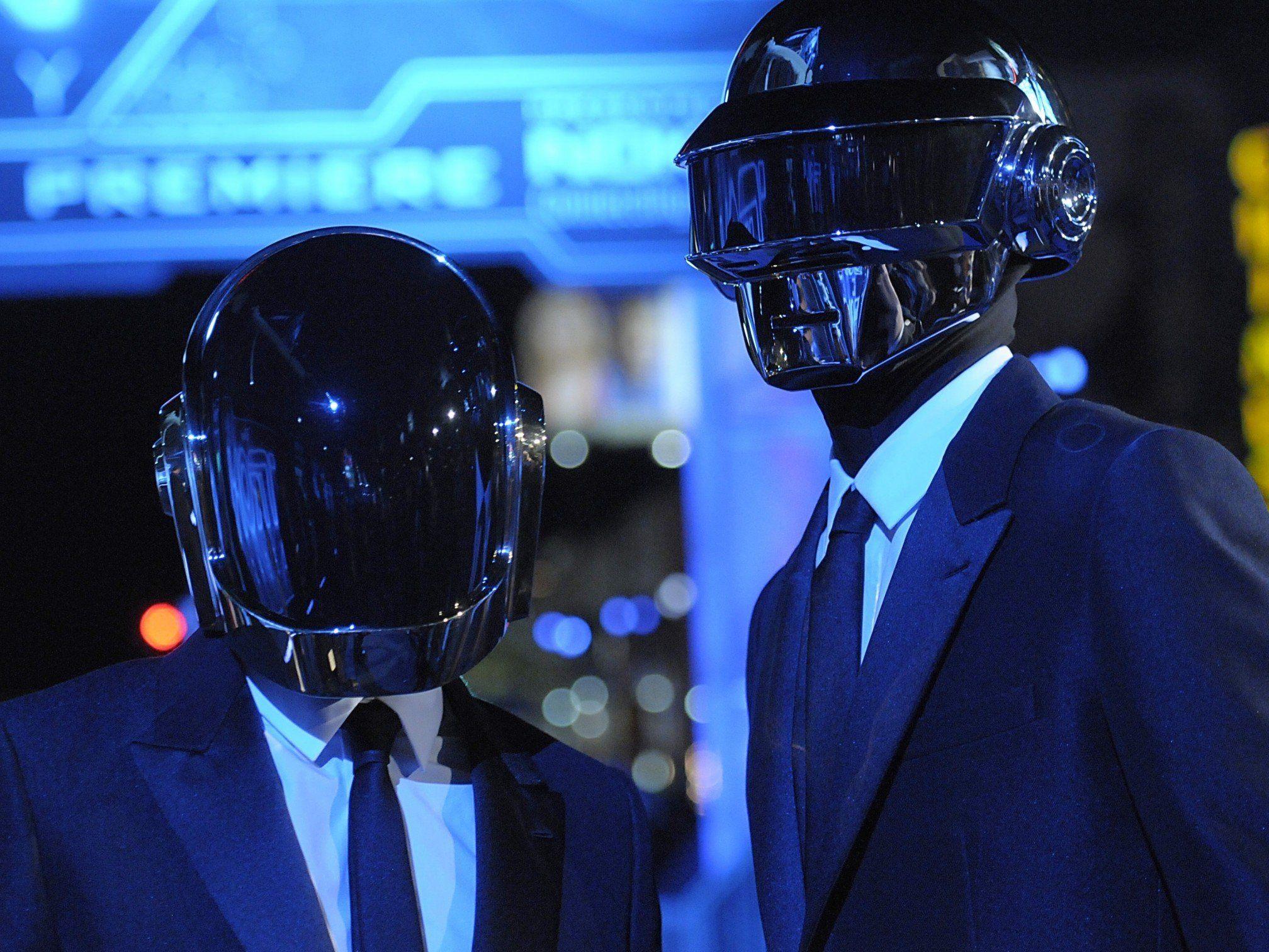 Die Helmies sind da! Guy-Manuel de Homem-Christo und Thomas Bangalter von Daft Punk
