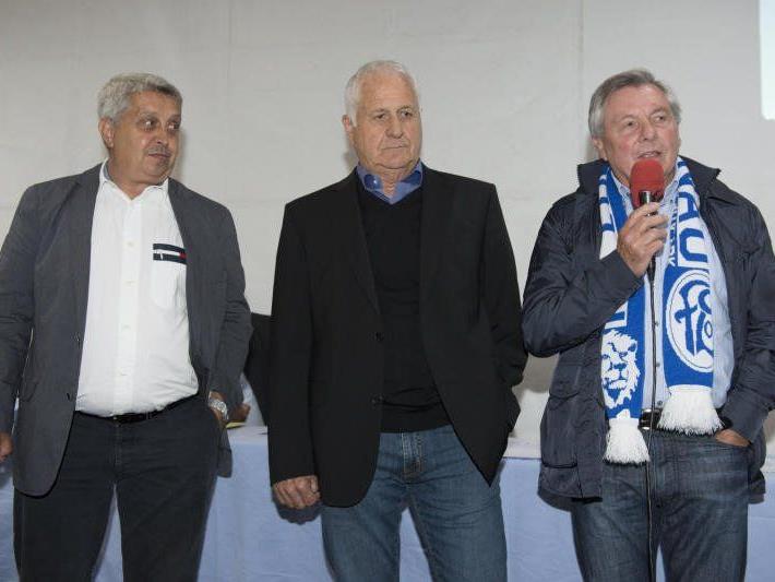 Neuer Vorstand: Kurt Isele, Ekkehart Hämmerle und Günther Kremmel (von links). Der Vierte im Bunde, Günter Fitz, ließ sich am Freitag entschuldigen.