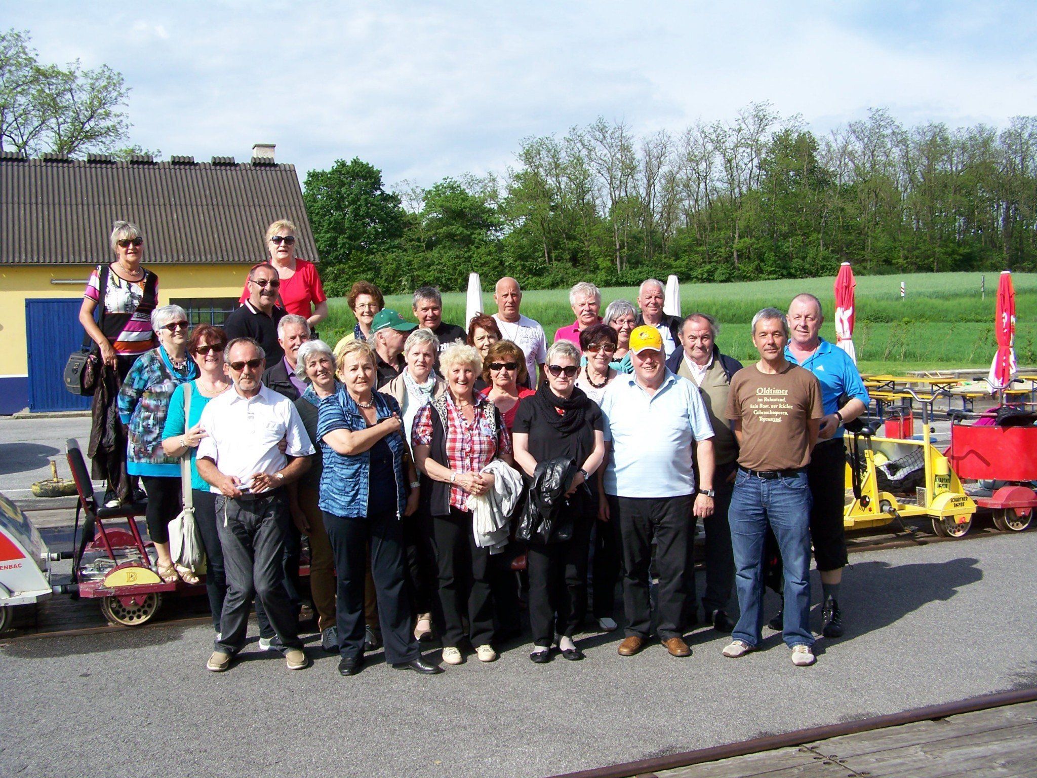 Ein gelungener Ausflug zum Halbrunden des Jahrgangs 1948 aus Feldkirch und Frastanz Ein gelungener Ausflug zum Halbrunden des Jahrgangs 1948 aus Feldkirch und Frastanz