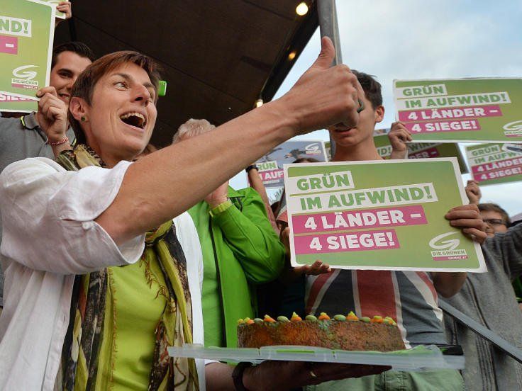 Salzburger Grüne feierten Wahlerfolg in Salzburg Salzburger Grüne feierten Wahlerfolg in Salzburg