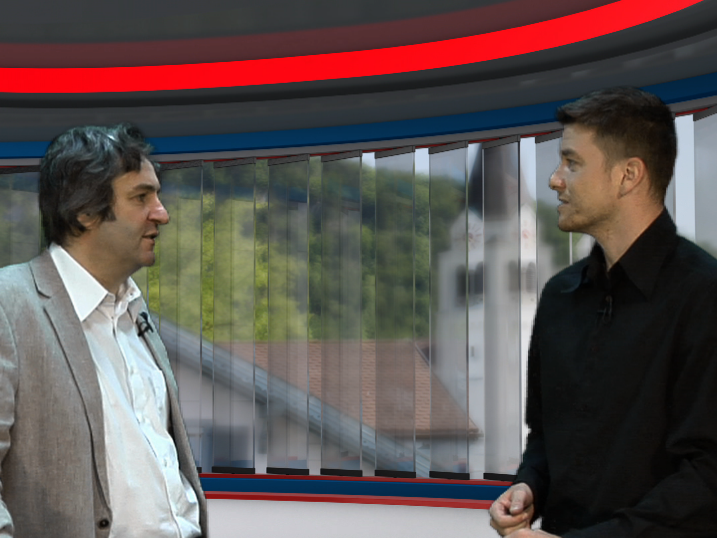 BGM Michael Tinkhauser im Gespräch mit LTV Moderator Marc Gächter BGM Michael Tinkhauser im Gespräch mit LTV Moderator Marc Gächter