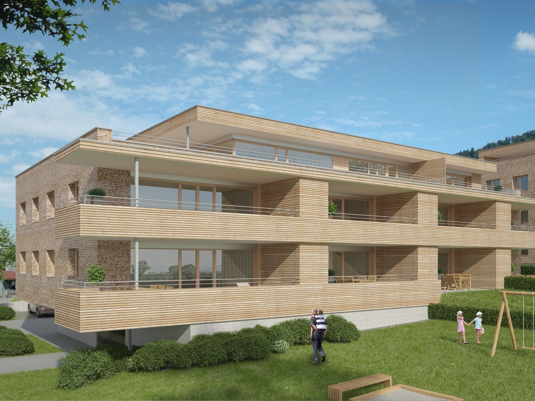 Wohnanlage im Alberschwender Zentrum im Herbst bezugsbereit Wohnanlage im Alberschwender Zentrum im Herbst bezugsbereit