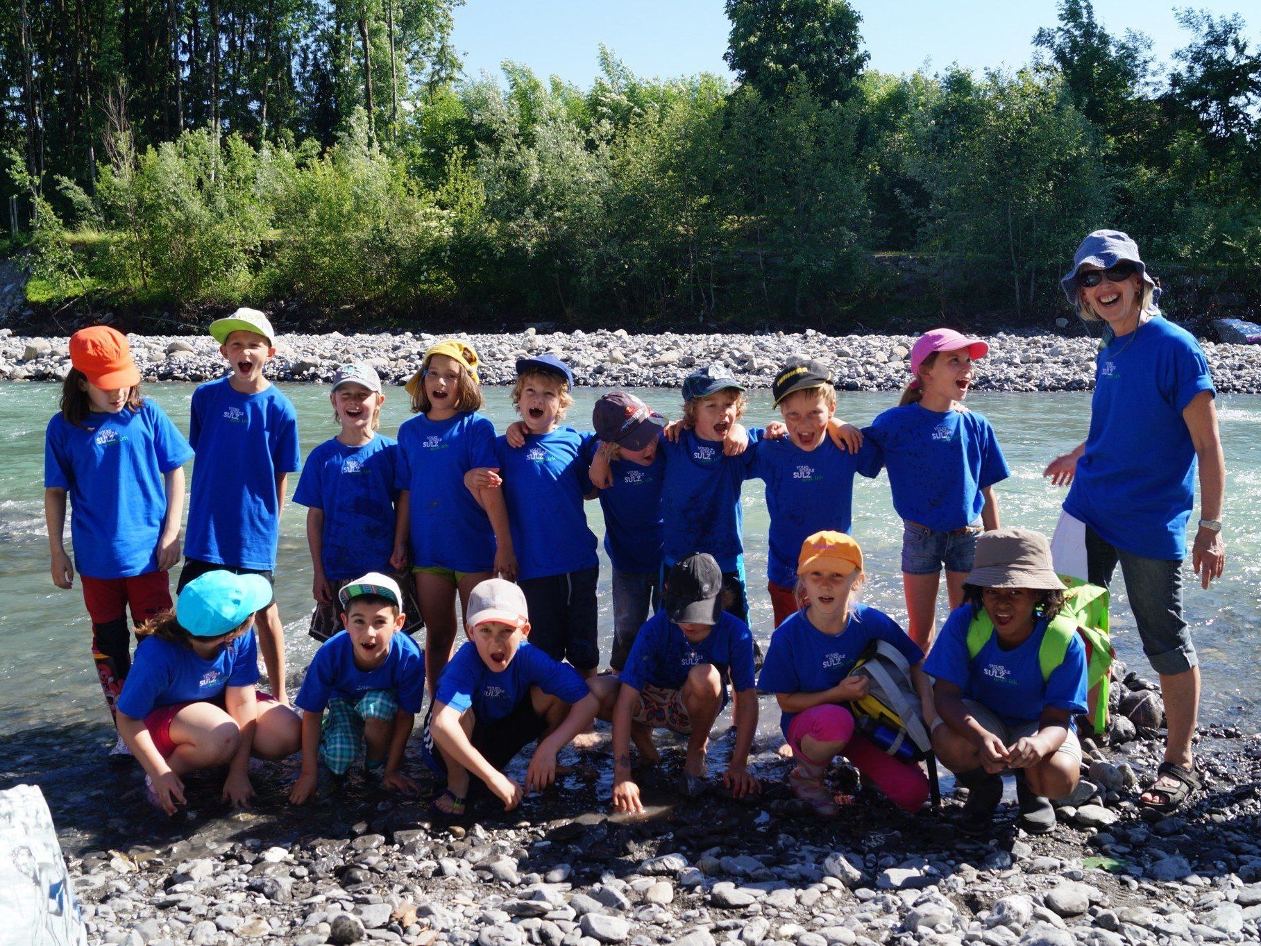 Die Kinder hatten riesen Spass beim Flussfest der Volksschule Sulz. Die Kinder hatten riesen Spass beim Flussfest der Volksschule Sulz.
