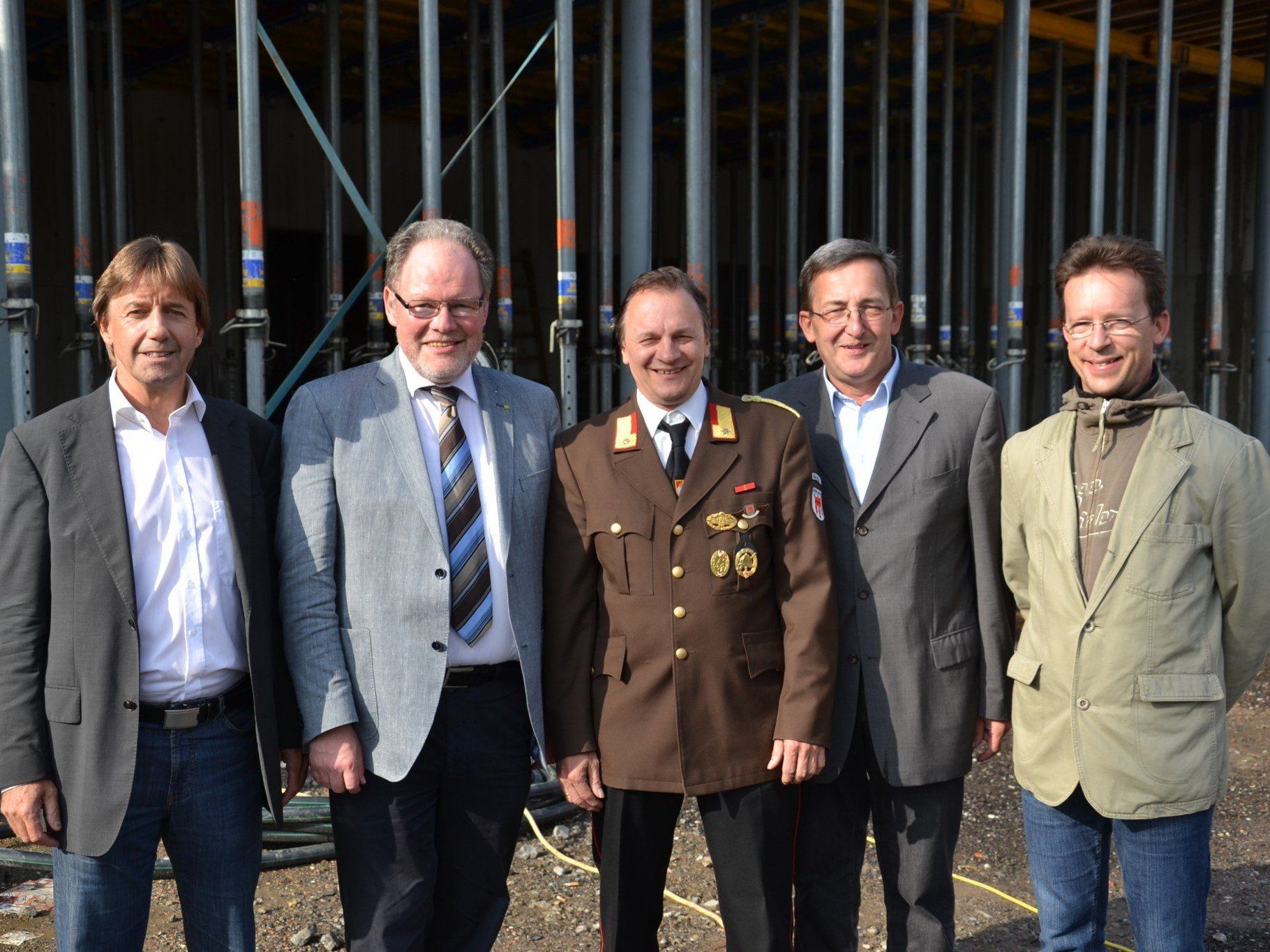 (v.l.) Fritz Maierhofer, Werner Huber, Eugen Böckle, Wolfgang Marte und Thomas Marte (v.l.) Fritz Maierhofer, Werner Huber, Eugen Böckle, Wolfgang Marte und Thomas Marte