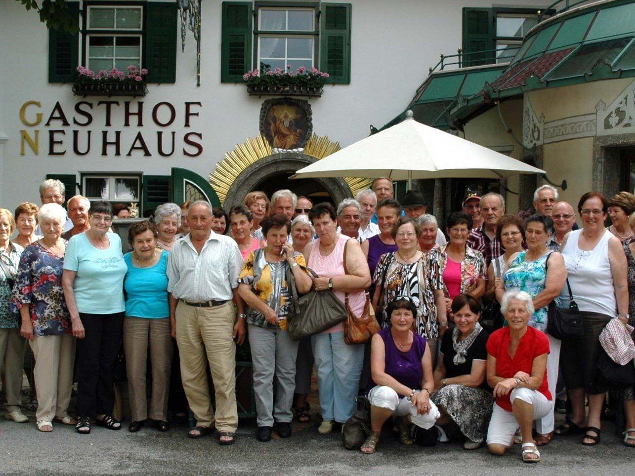 Bei herrlichem Wetter erlebten 50 Pensionisten wunderschöne Tage in Tirol.