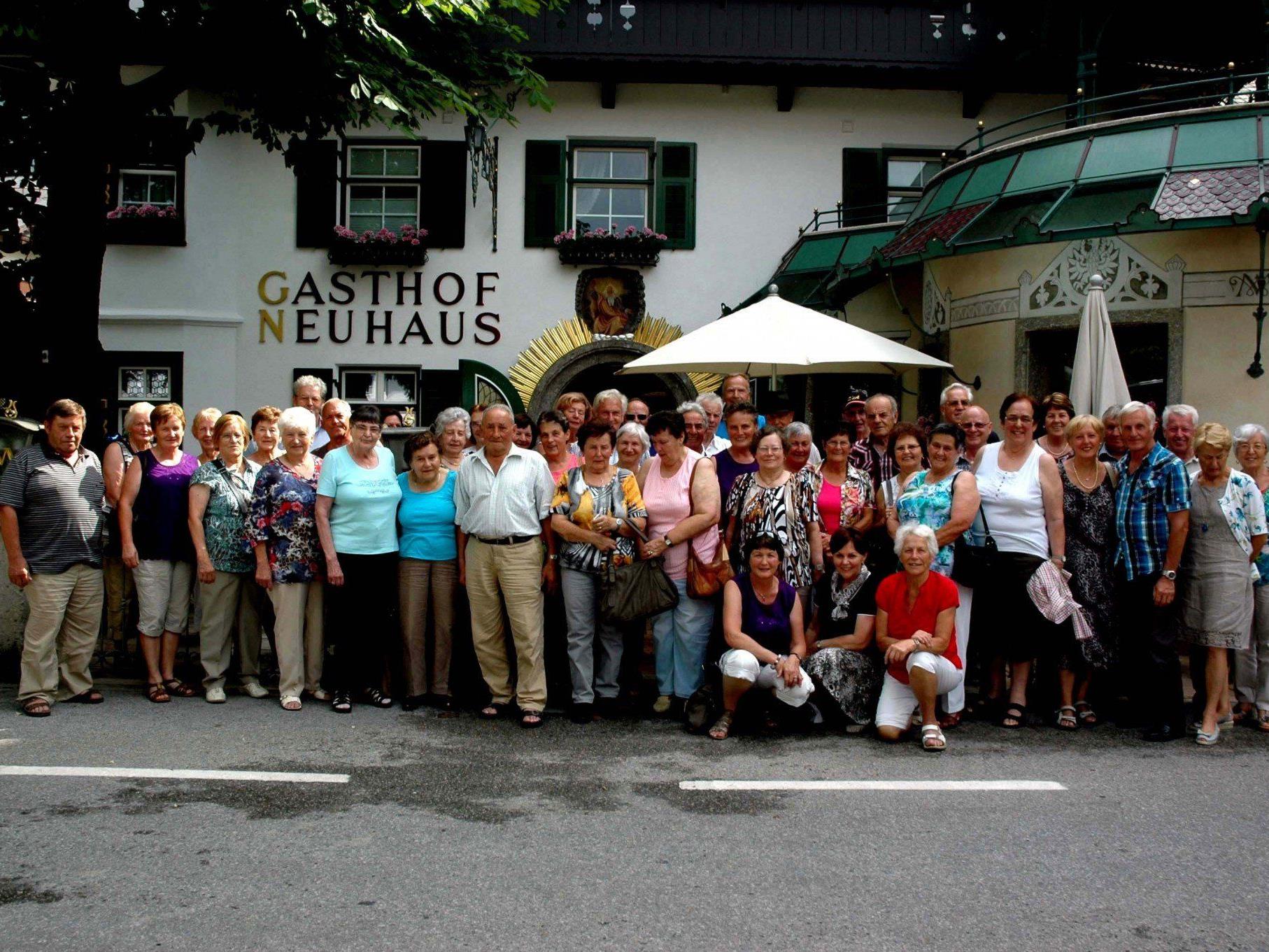 Bei herrlichem Wetter erlebten 50 Pensionisten wunderschöne Tage in Tirol