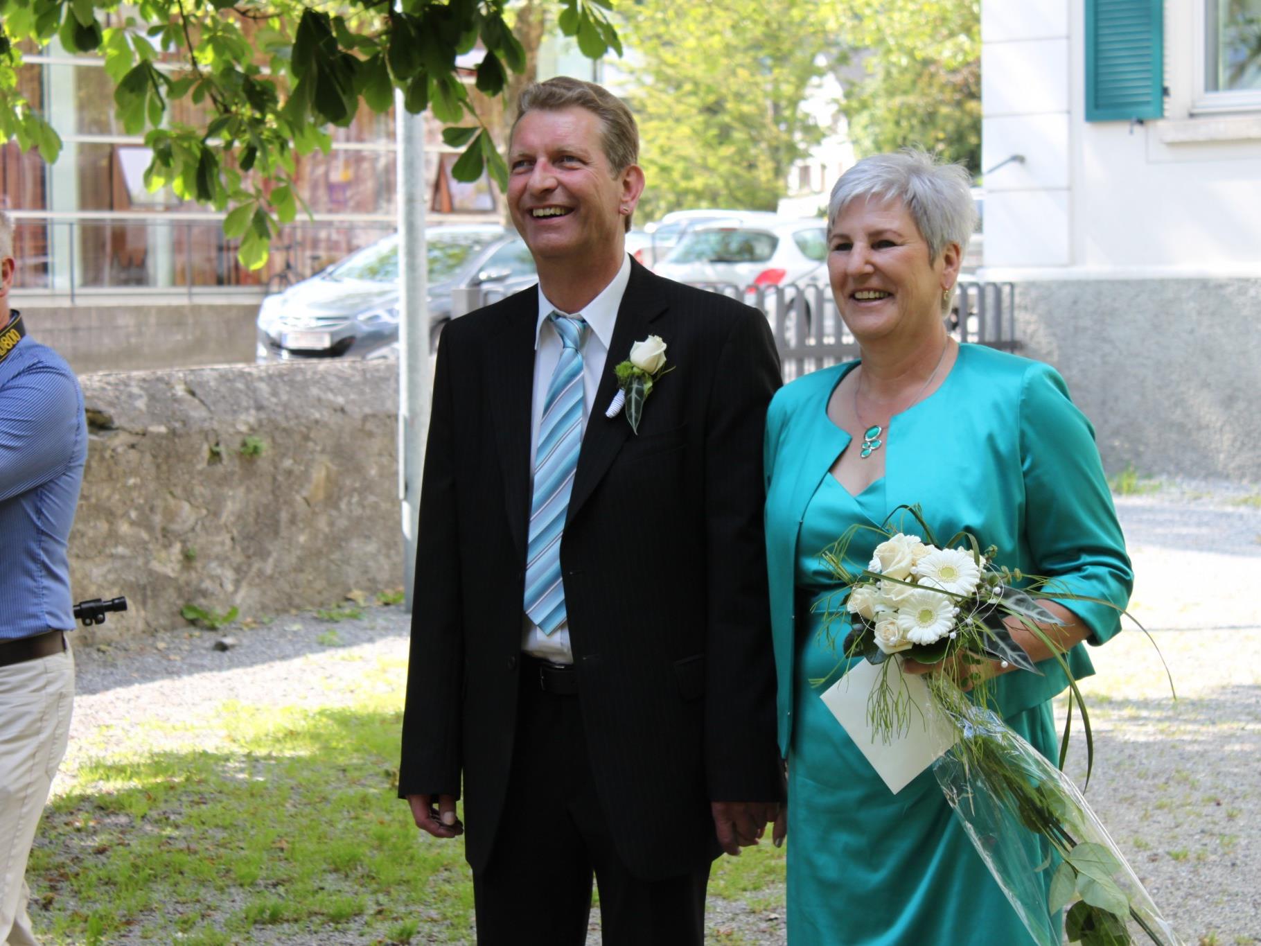 Margarete Holzknecht und Wolfgang Mauerer feierten Hochzeit
