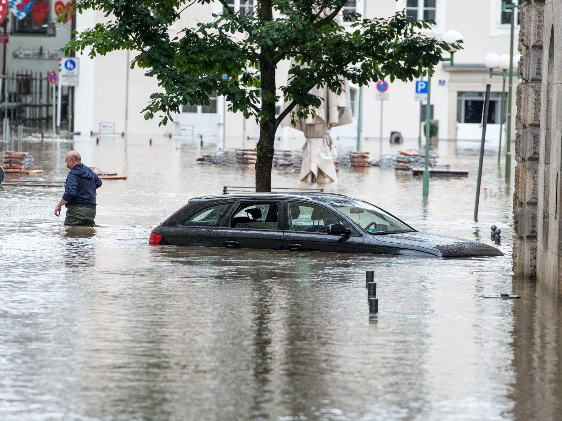 Das aktuelle Hochwasser in Passau fiel deutlich schlimmer aus als das von 1954.