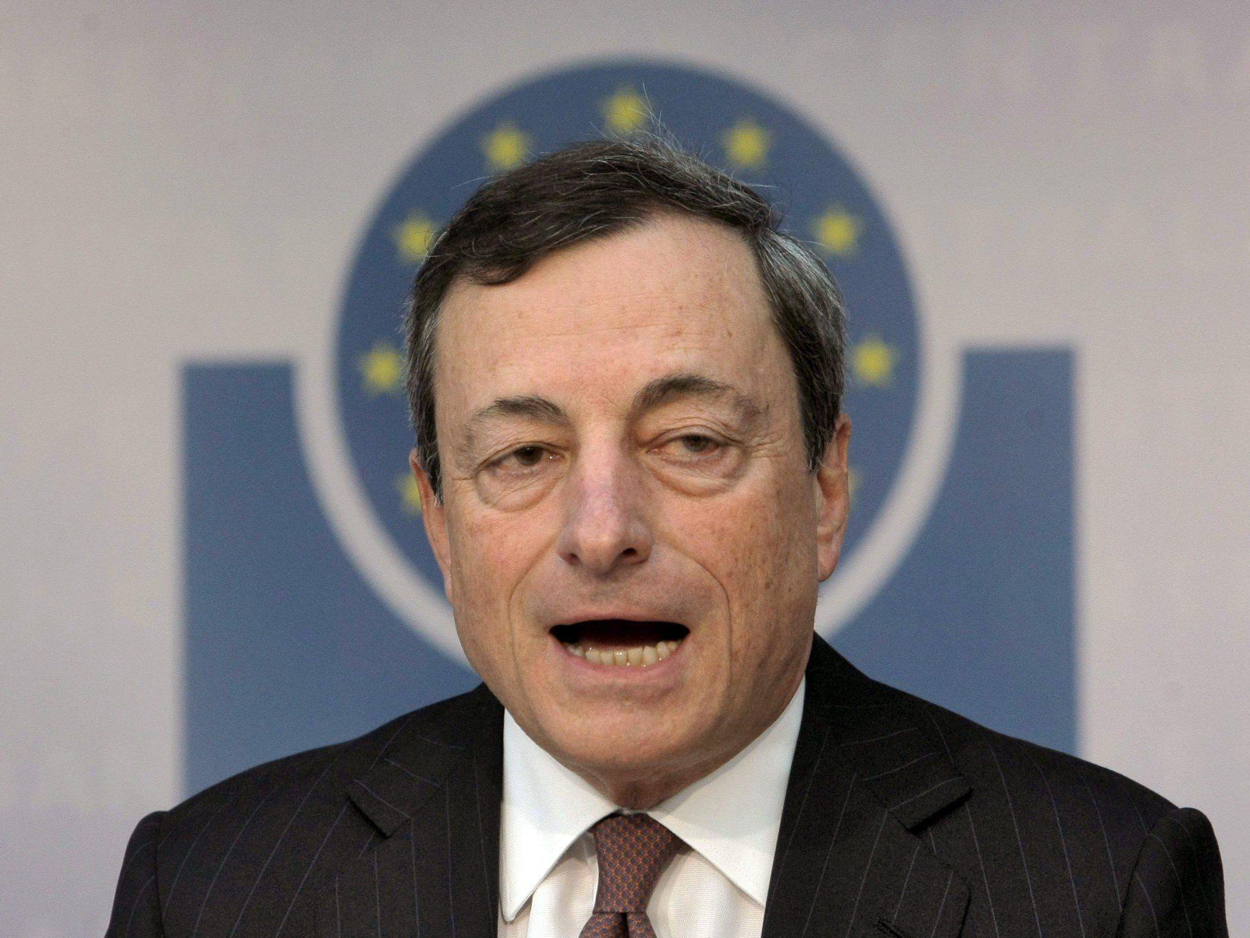 EZB-Chef Draghi lässt den Euro steigen.