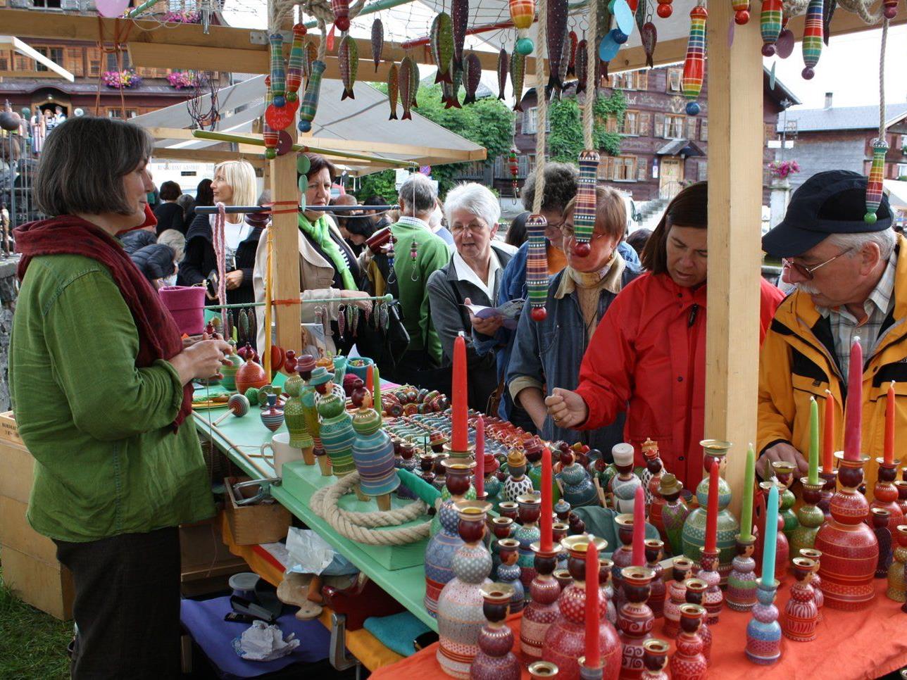 Der Kunst-Handwerk-Markt in Schwarzenberg hat sich zum Treffpunkt in der Region entwickelt.