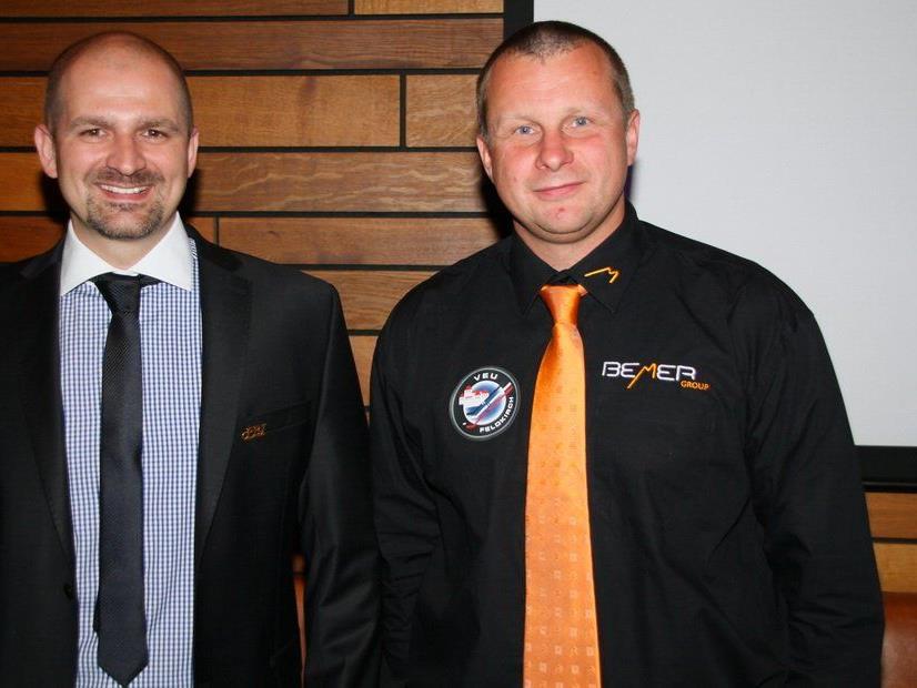 VEU-Geschäftsführer Michael Lampert und Neocoach Milos Holan stecken derzeit in der Kaderplanung