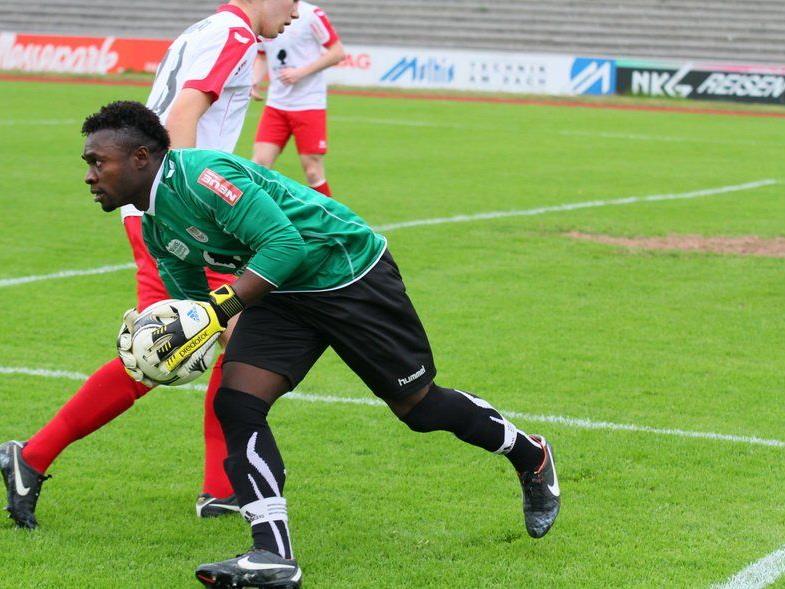 Dornbirn-Goalie Joshua Ndybisi wechselt zum Landesligaklub Schwarzach.
