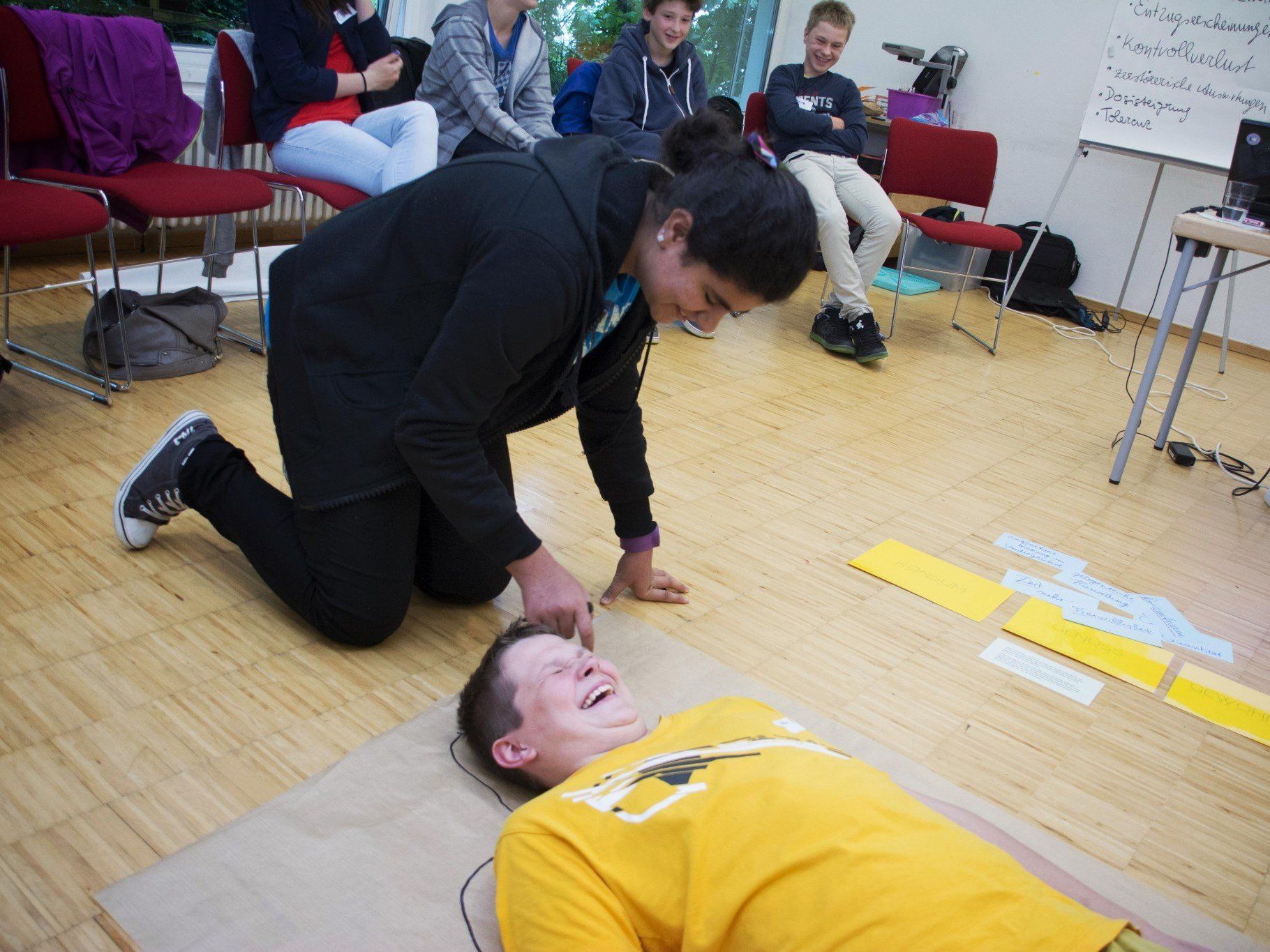 Die 3. Klassen der VMS Bürs zu Gast in St. Arbogast. Die 3. Klassen der VMS Bürs zu Gast in St. Arbogast.