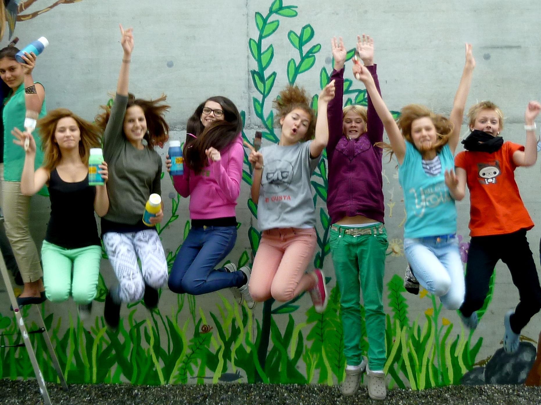 Vor dem Schülergemälde: Ein Vor dem Schülergemälde: Ein