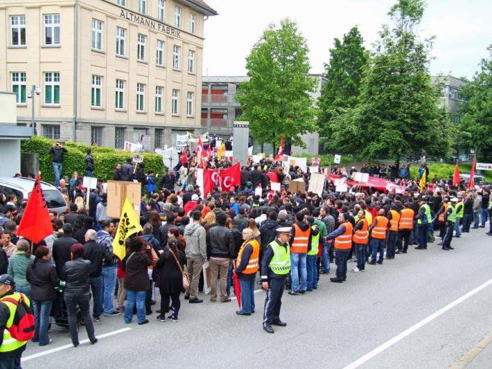 Bereits am 2. Juni fand in Bregenz eine Demo statt