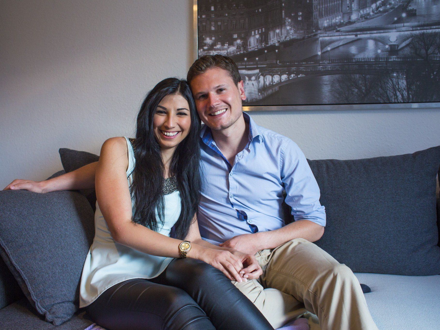 Liebe über die Grenzen hinaus: Neci Gönay und Stephan Lutz. Liebe über die Grenzen hinaus: Neci Gönay und Stephan Lutz.