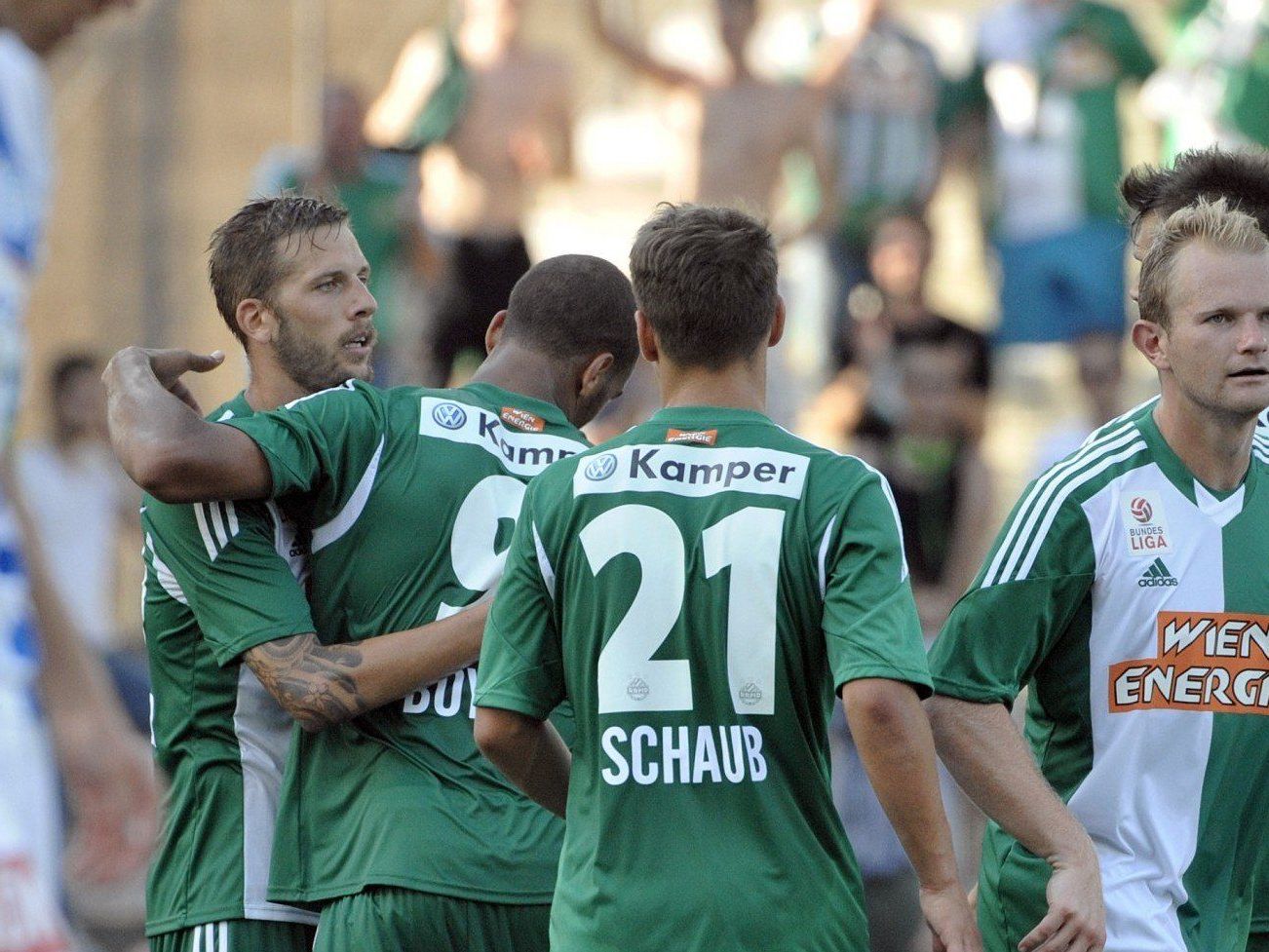 Rapid tritt am Donnerstag in der Europa League-Qualifikation gegem Asteras Tripolis antreten. Rapid tritt am Donnerstag in der Europa League-Qualifikation gegem Asteras Tripolis antreten.