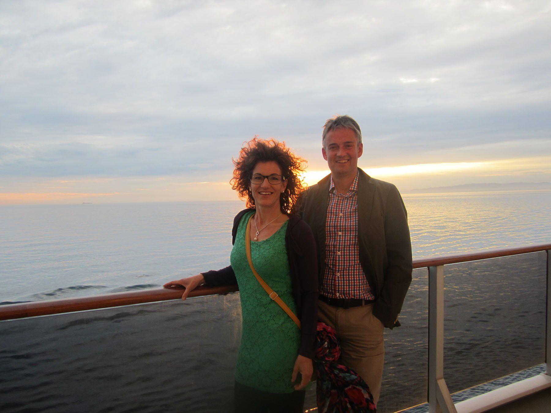 Elke und Ewald Österle auf der Mittelmeerkreuzfahrt
