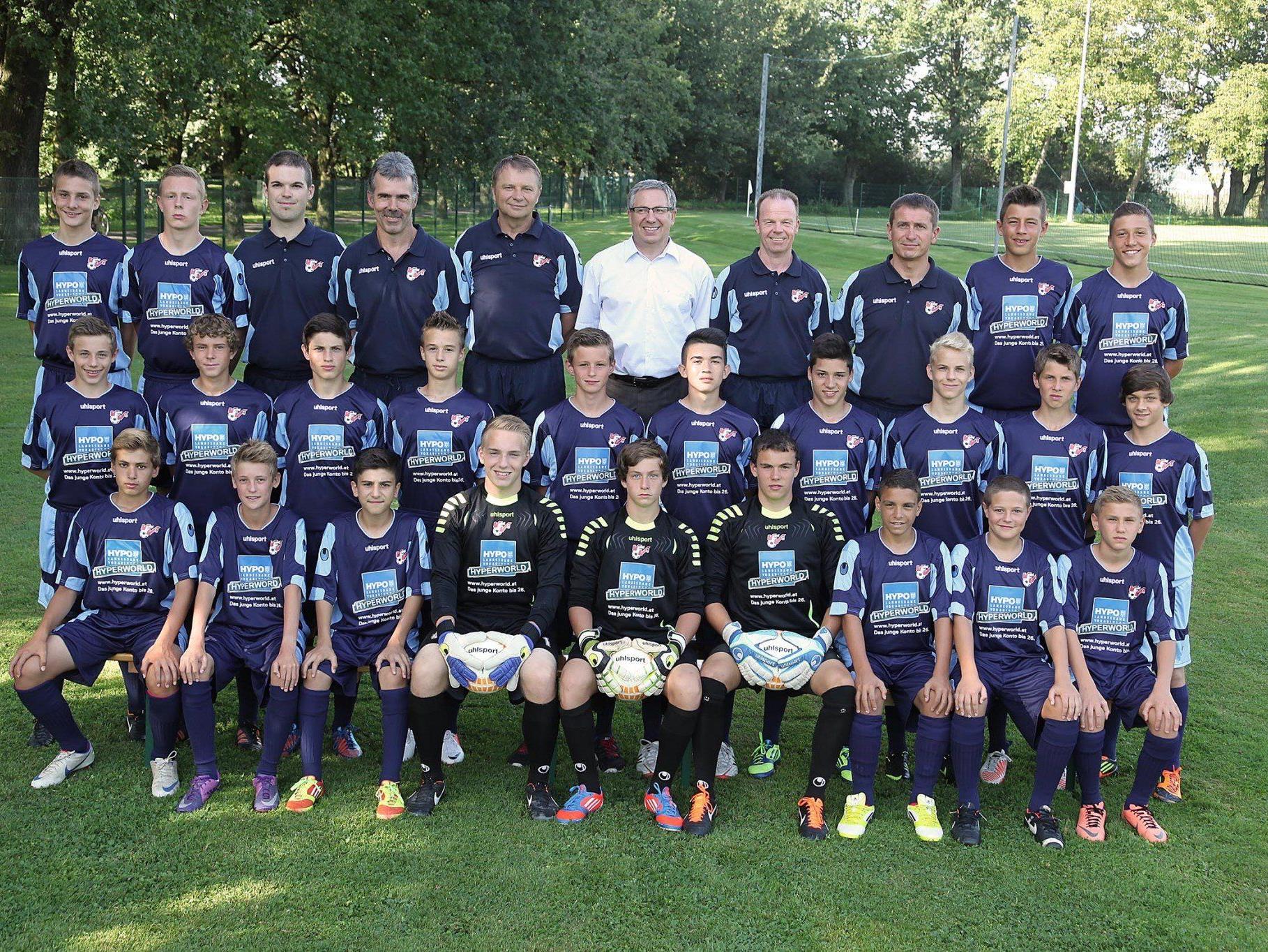 Auf Vorarlbergs U-16-Mannschaft warten am ersten Turniertag gleich die Alterskollegen aus London.