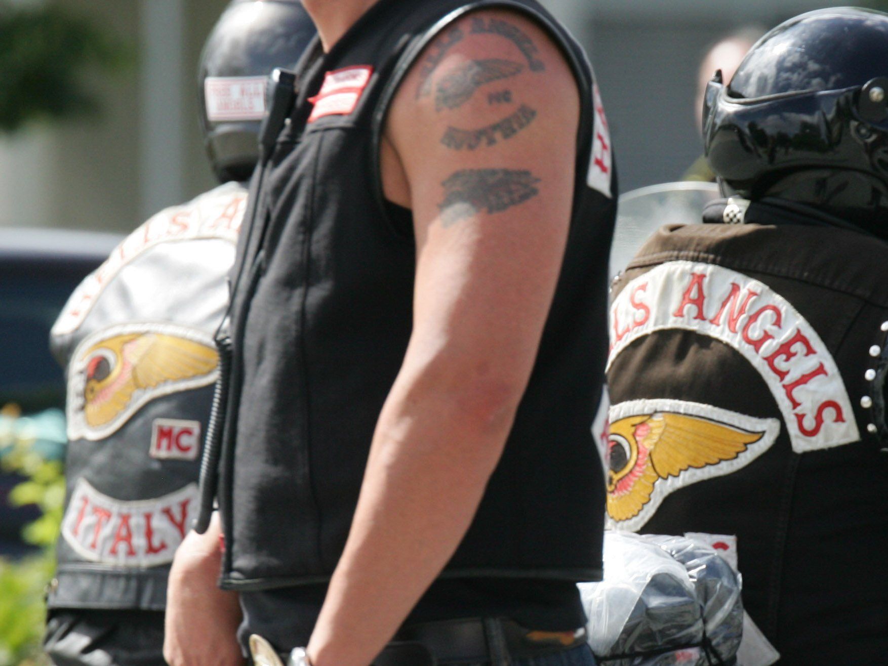 Die Hells Angels sind der mächtigste Rockerclub der Welt. Die Hells Angels sind der mächtigste Rockerclub der Welt.