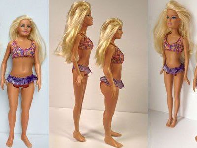 "Barbie" versus realistischere Version "Barbie" versus realistischere Version