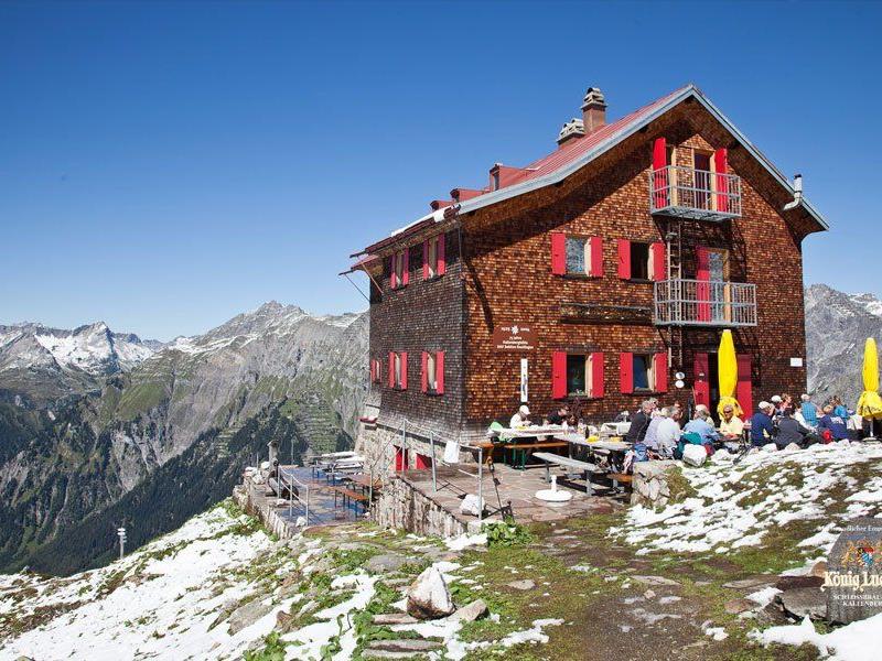 Die Kaltenberghütte: Nur eine von vielen "deutschen" Hütten in Vorarlberg.