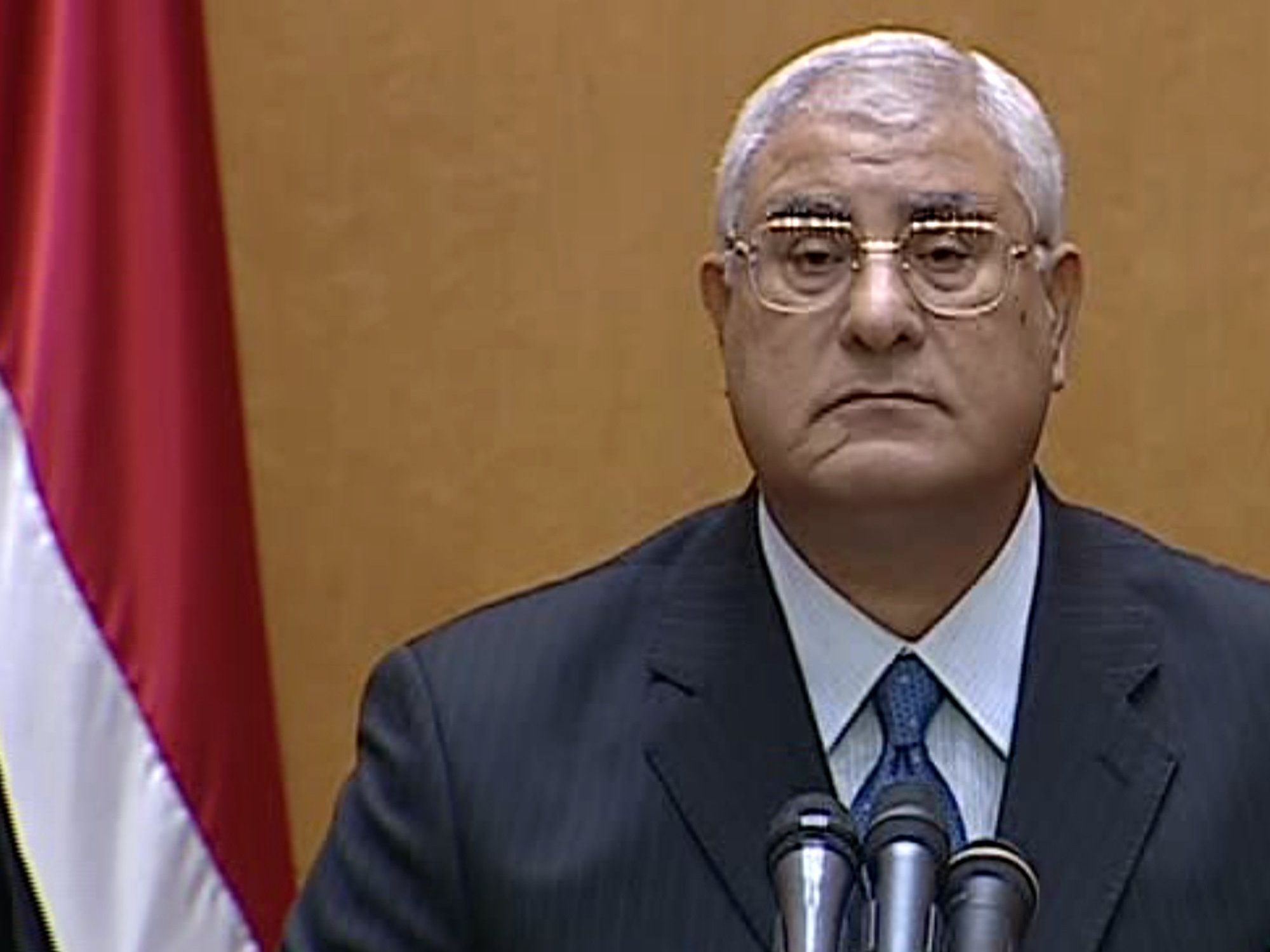 Schon unter Langzeitpräsident Hosni Mubarak arbeitete Mansour für die ägyptischen Justizbehörden. Schon unter Langzeitpräsident Hosni Mubarak arbeitete Mansour für die ägyptischen Justizbehörden.