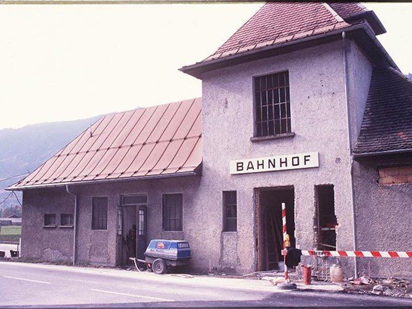 Bahnhof St. Anton im Oktober 1996. (Foto: Hronek)