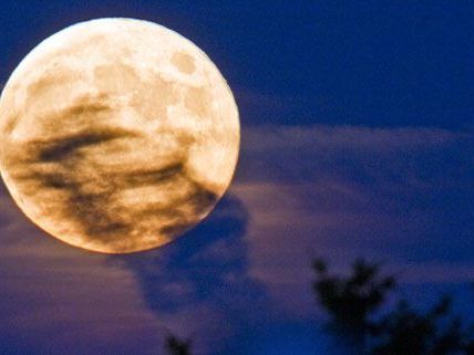 Bei Vollmond wird's an der Alten Donau romantisch Bei Vollmond wird's an der Alten Donau romantisch