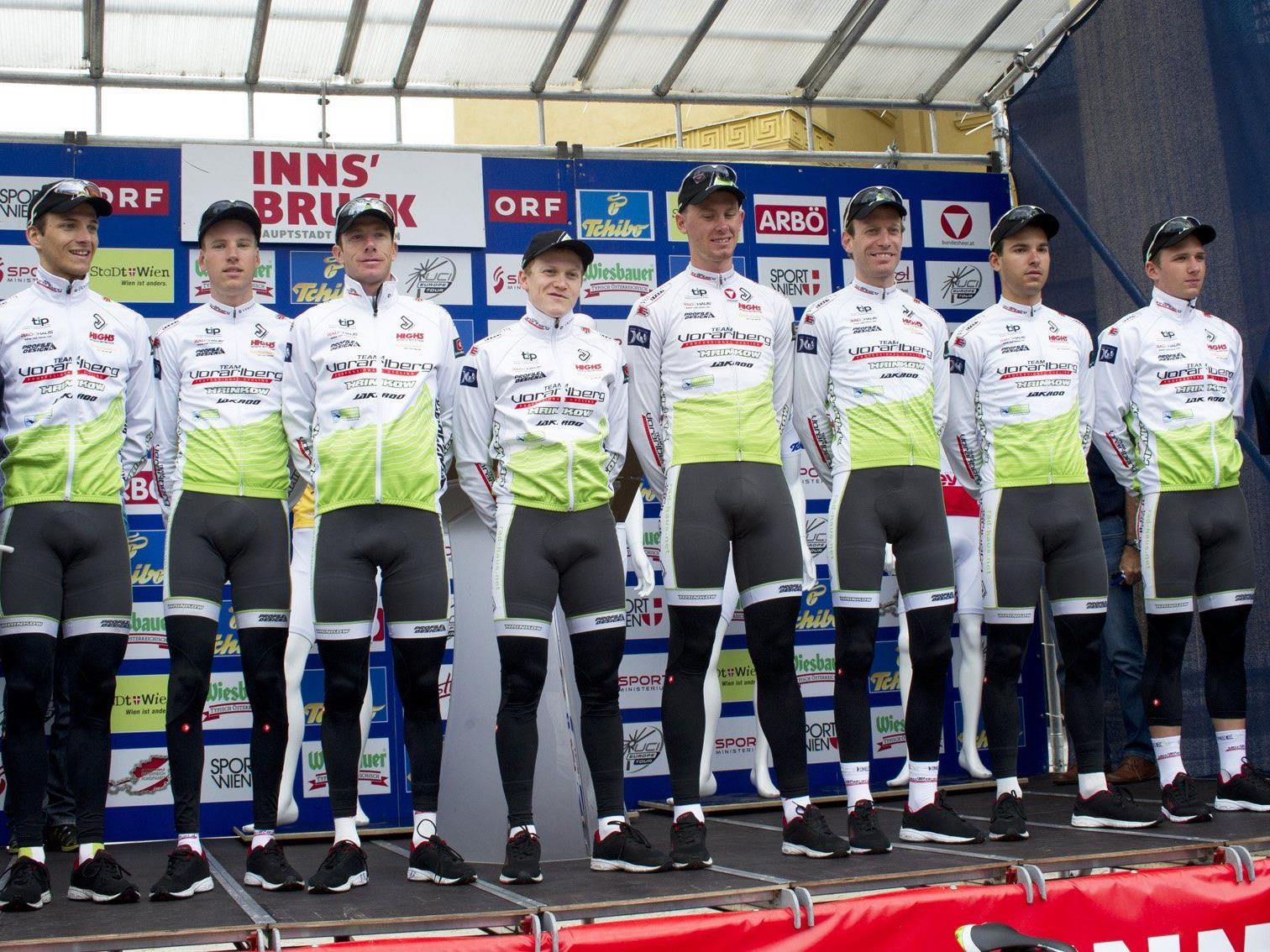 Das Radteam Vorarlberg mit dem Klauser Patrick Jäger will bei der Burgenland Rundfahrt vorne mitmischen.