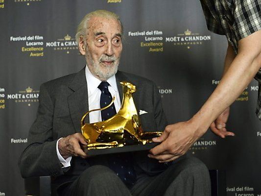 Excellence Award für den Briten Christopher Lee Excellence Award für den Briten Christopher Lee
