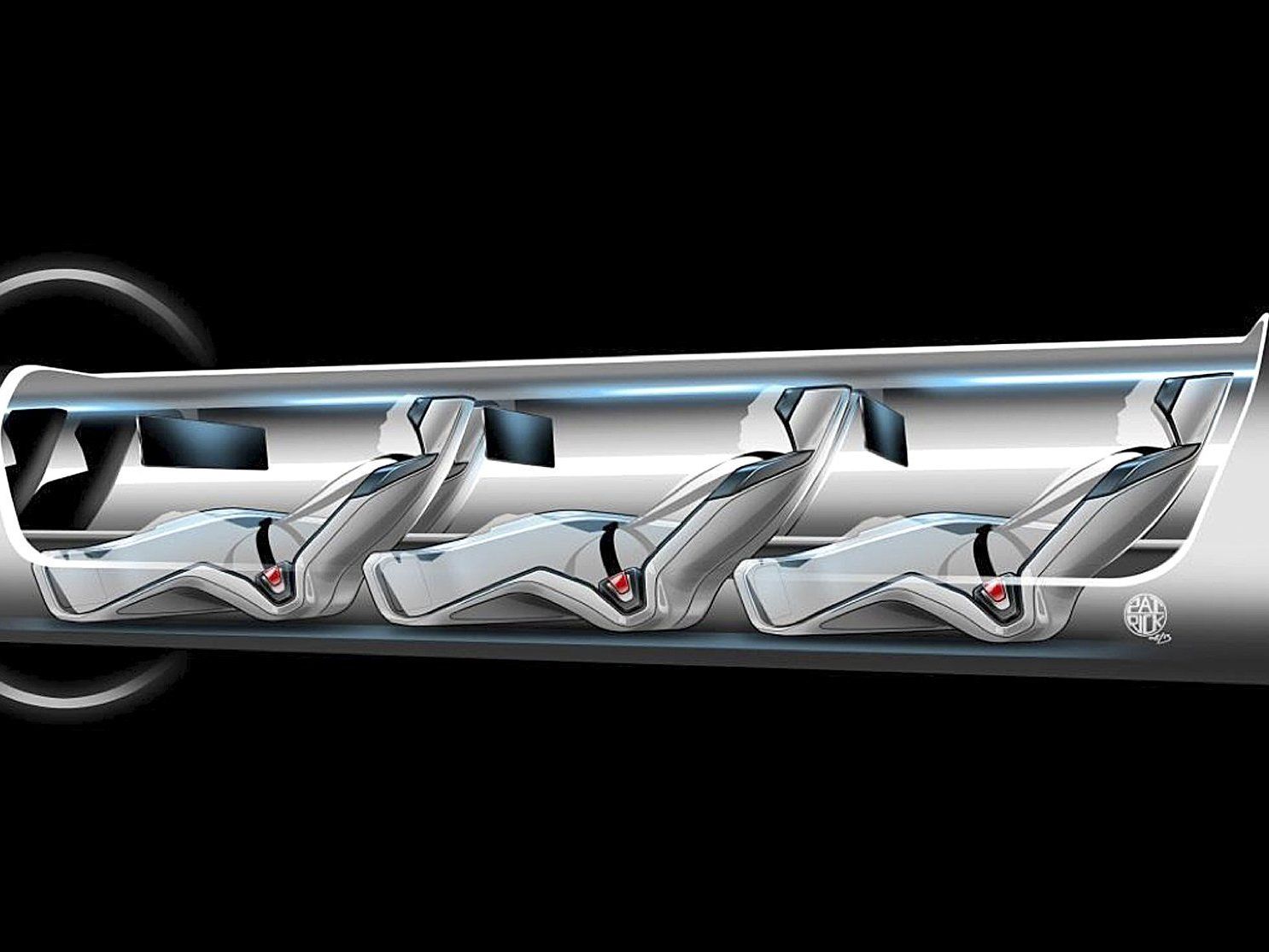 Hyperloop als Alternative für Schnellzug-Trasse. Hyperloop als Alternative für Schnellzug-Trasse.