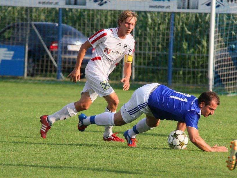 Dogan Uyar schoss das 1:0 für Brederis im Cupspiel in Bludenz.