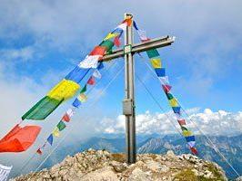 Neues Gipfelkreuz am Kleinen Valkenstiel (2233m)
