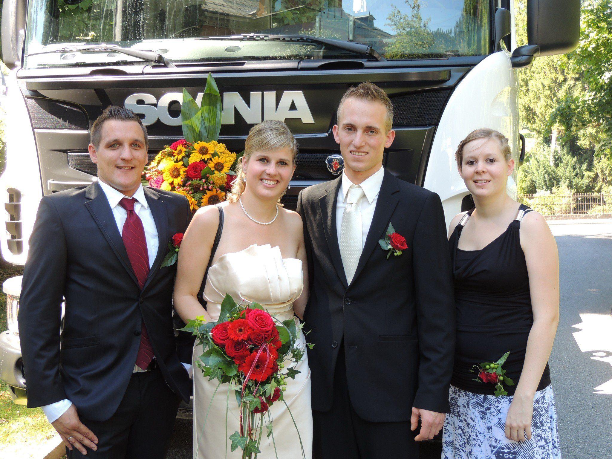 Tamara Österreicher und Richard Schwaninger haben geheiratet.
