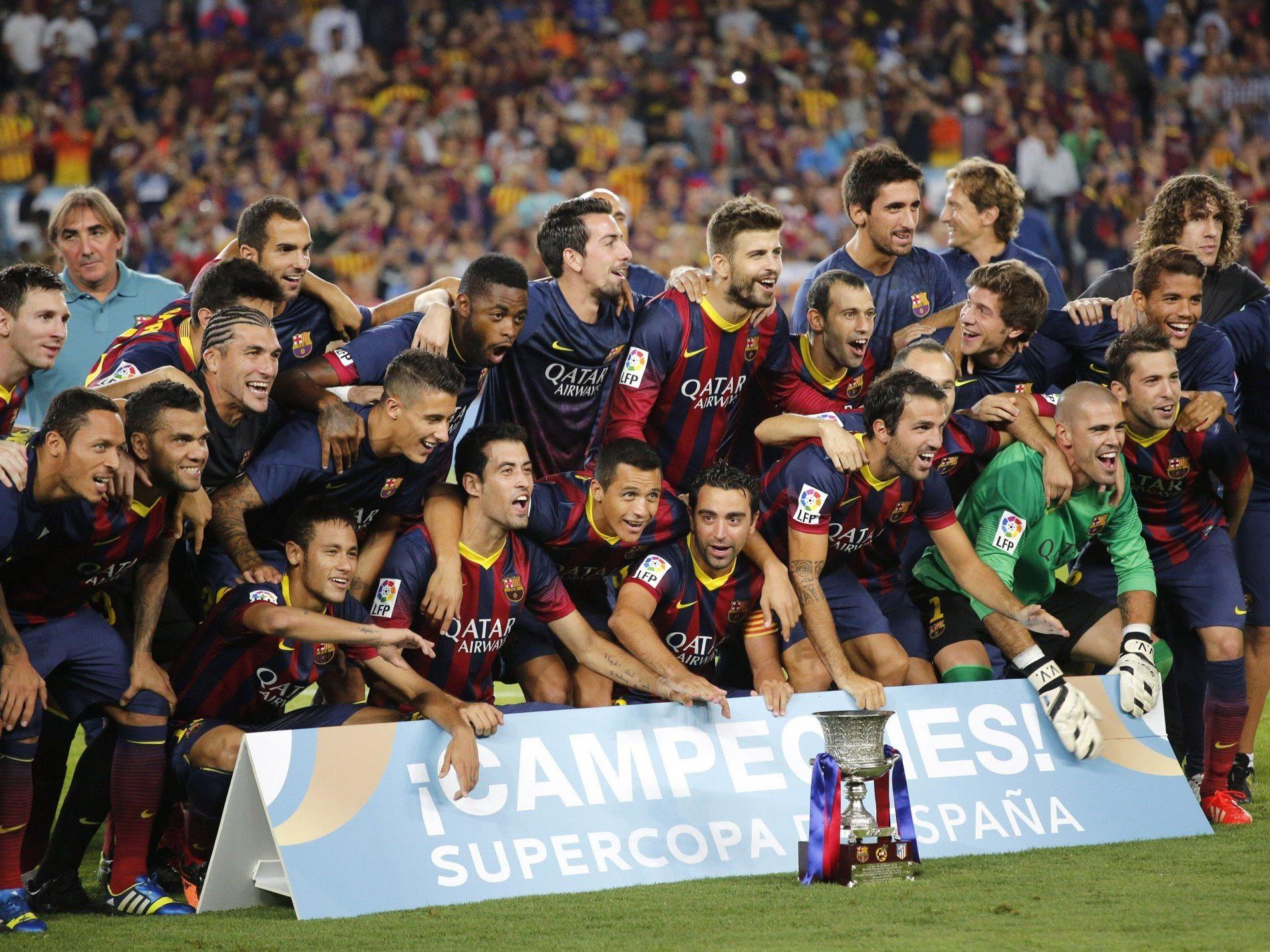 Der FC Barcelona konnte sich am Mittwoch zum elften Mal den spanischen Supercup sichern.