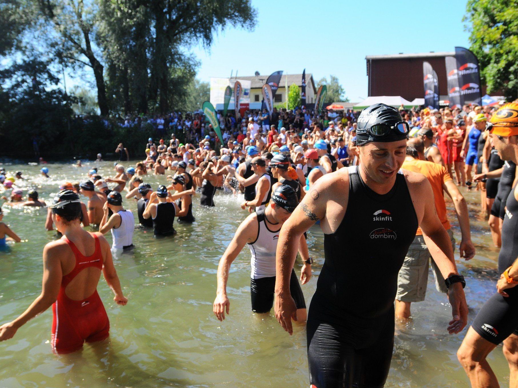 Der Jannersee-Triathlon in Lauterach wird am Samstag als Nightrace durchgeführt.