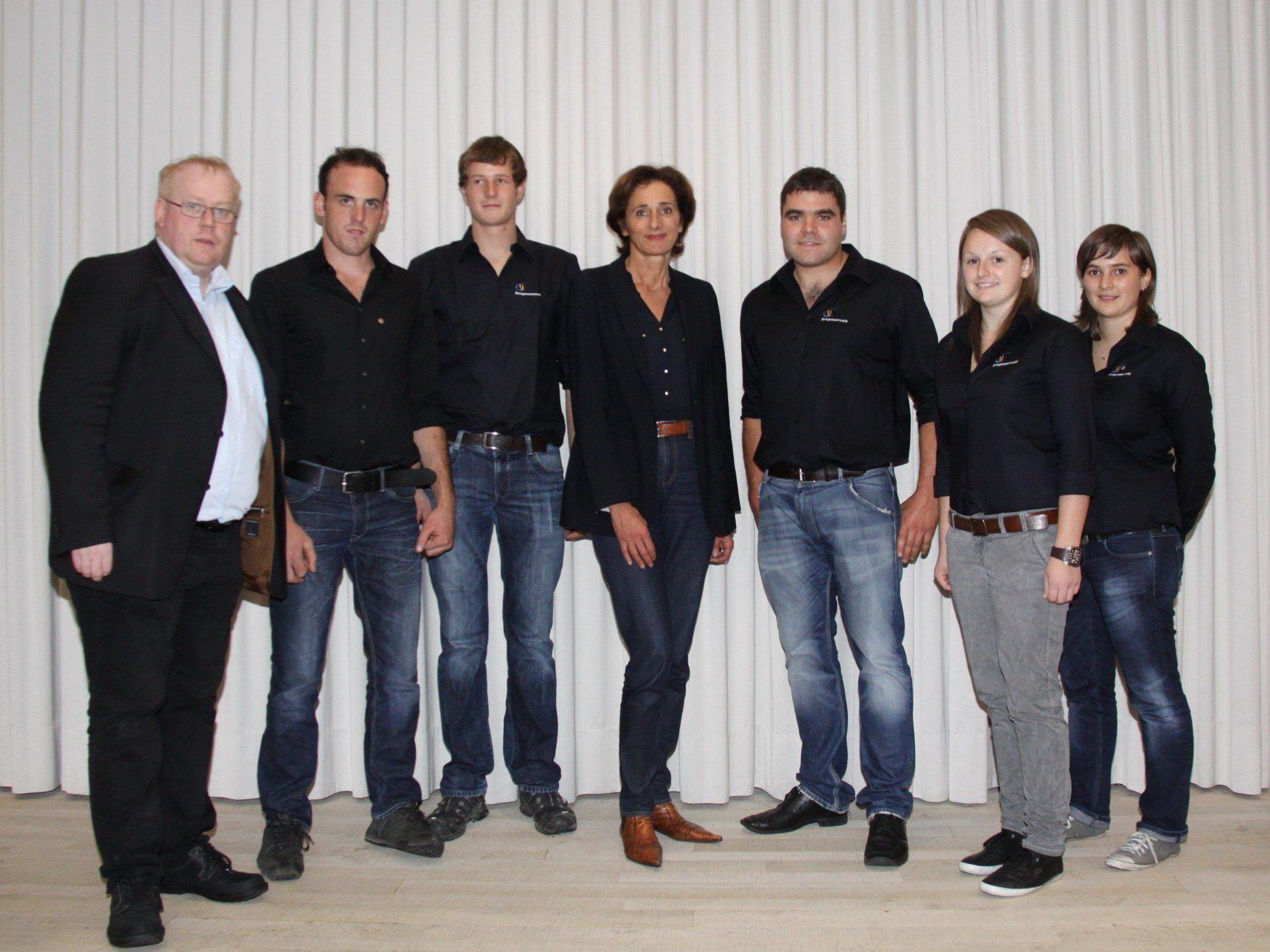 Der Vorstand der Landjugend Bregenzerwald sorgte bei der IGVS Gründungsversammlung für die Bewirtung.