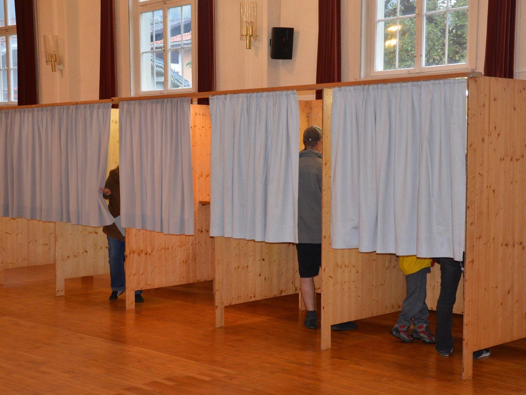 In Röthis war eine geringere Wahlbeteiligung als vor fünf Jahren.