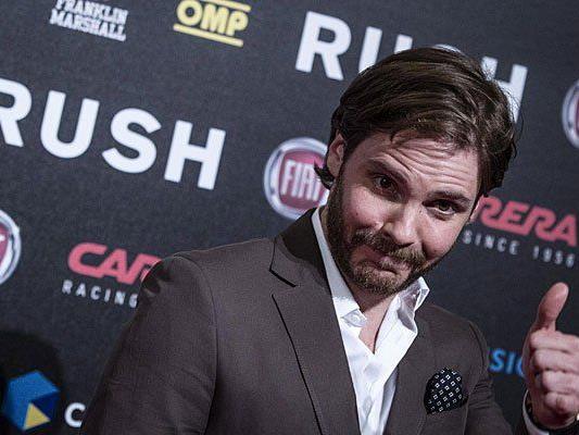 Daniel Brühl beim Promoten seines Films "Rush"