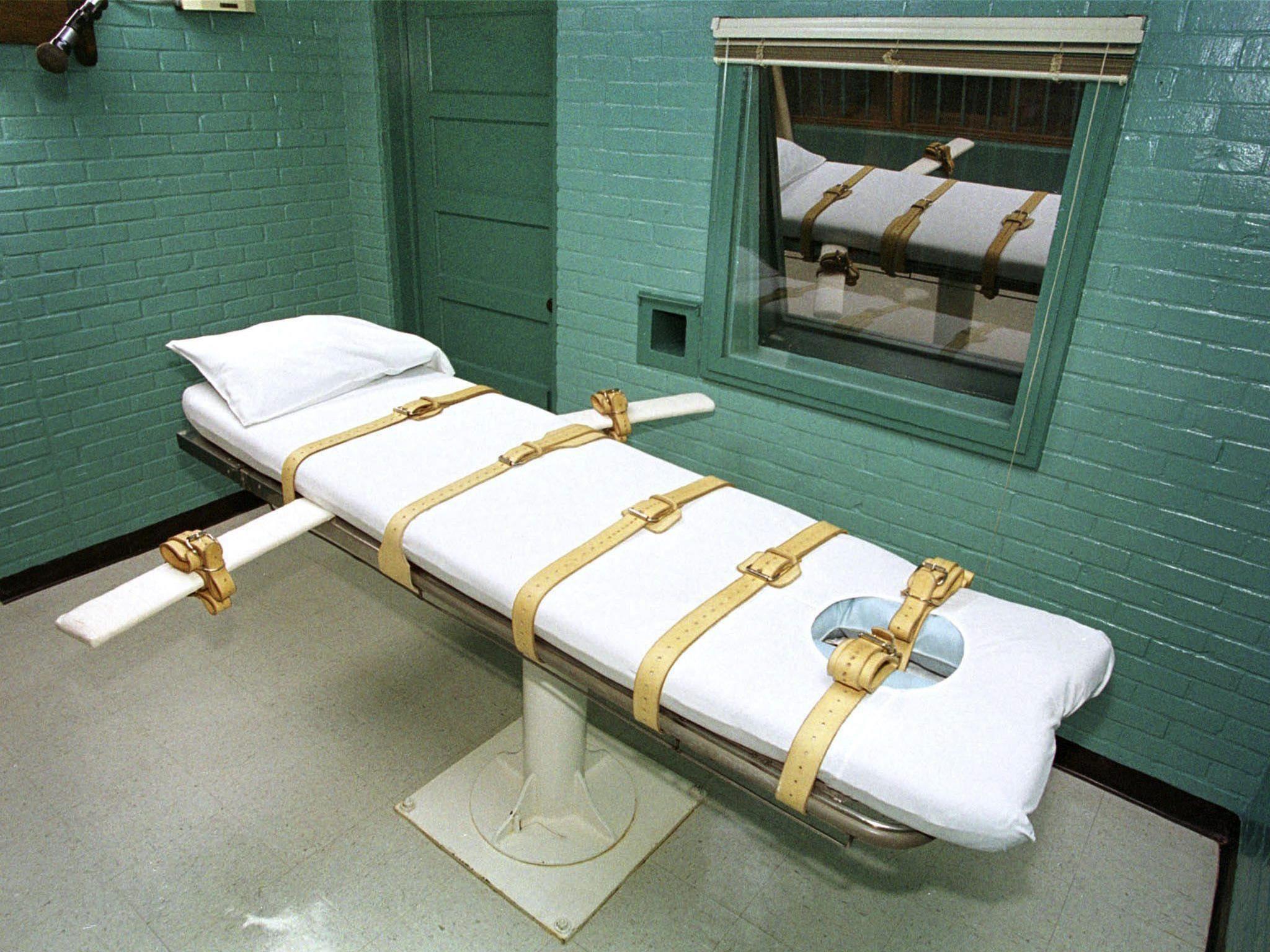Der Raum für die Hinrichtungen in Huntsville, Texas.