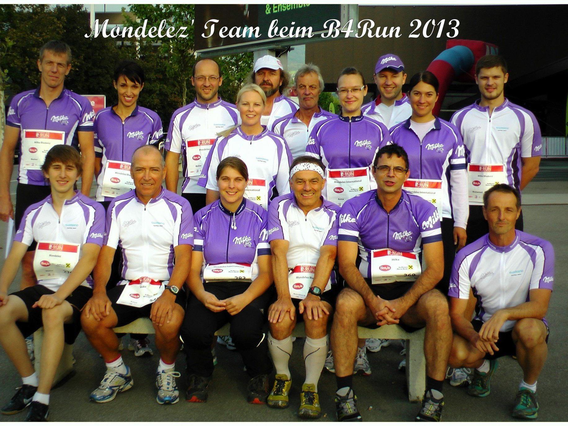 Die Mondelez Laufgruppe überzeugte auch dieses Jahr durch ihre Fitness!